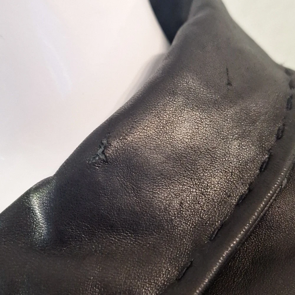 Jones New York Black lamb skin Jacket - Picture 8 of 13